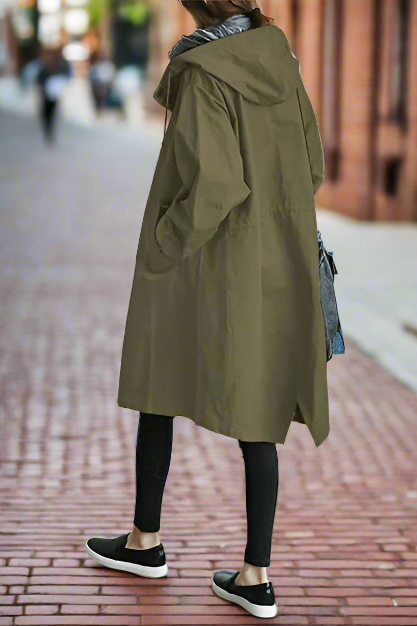Salve Women's All-Weather Fashion Trench Coat | Windproof & Waterproof